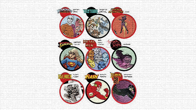 Cartoon characters white background fun free wallpaper - medium preview image