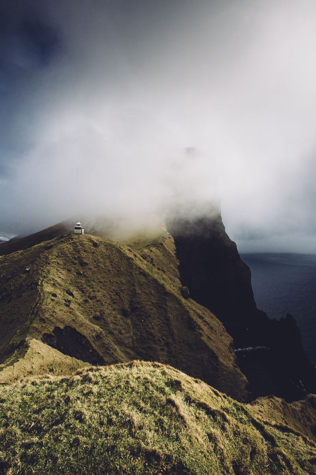 Hill car cloudy sky water free wallpaper - medium preview image