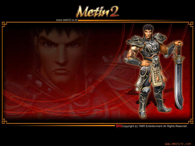 Metal2 character sword holding action free wallpaper - medium preview image