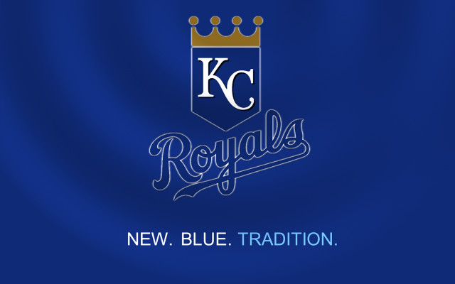 Blue background kansas royals crown free wallpaper - medium preview image