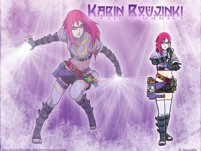 Anime characters purple outfits guns free wallpaper - medium preview image