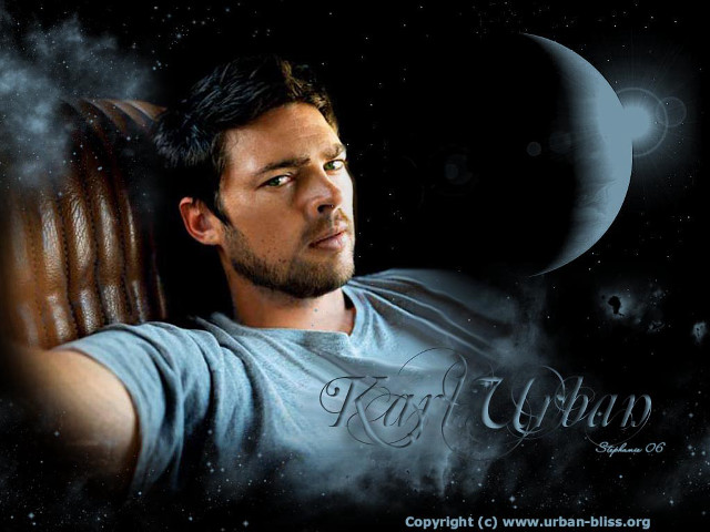 Man chair moon crescent sky free wallpaper for desktop - medium preview image