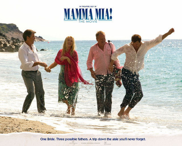 Beach group people ocean movie free wallpaper for desktop - medium preview image