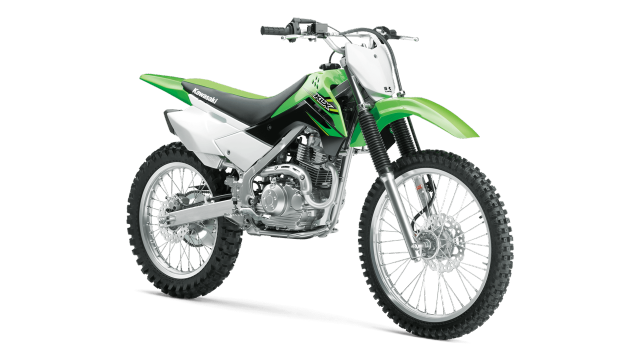 Green white dirt bike motorcycle free wallpaper - medium preview image