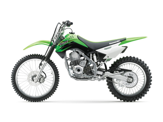 Green black dirt bike white #3 free wallpaper - medium preview image