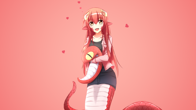 Woman snake tail heart object free wallpaper - medium preview image