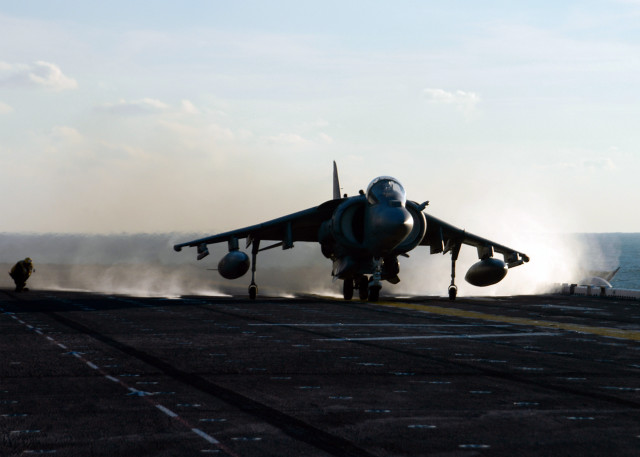 Fighter jet aircraft carrier cloudy #2 free wallpaper - medium preview image