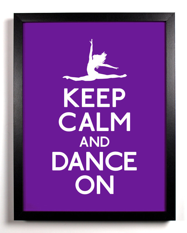 Keep calm and dance on free wallpaper - medium preview image