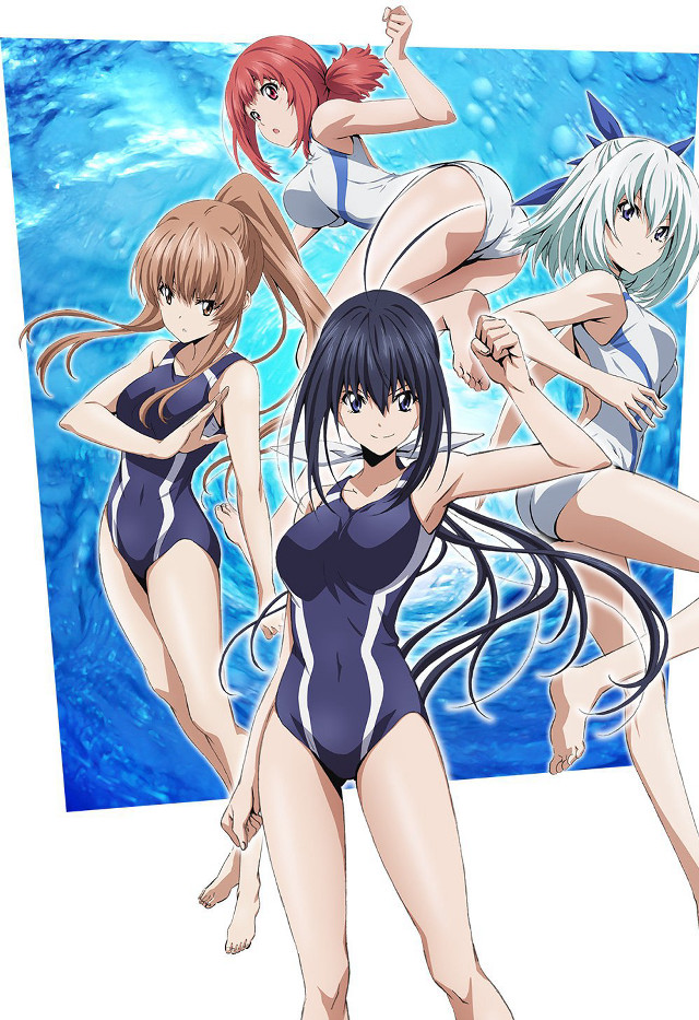 Anime girls swimsuits posing picture free wallpaper - medium preview image