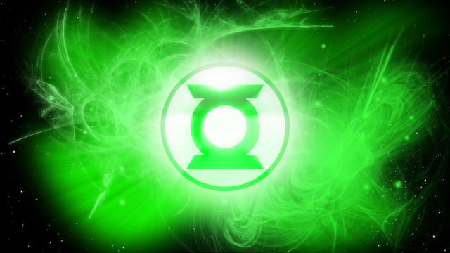 Green lantern logo smoke stars free wallpaper - medium preview image