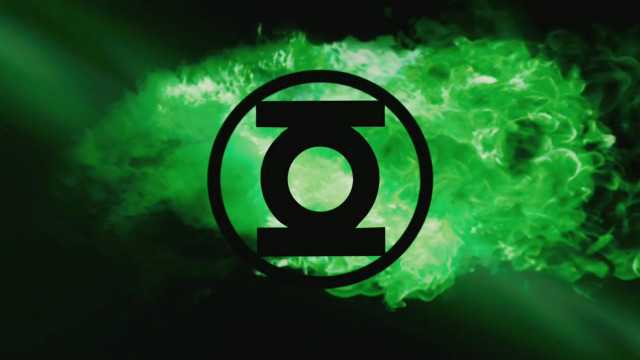 Green lantern logo smoke cloud free wallpaper - medium preview image