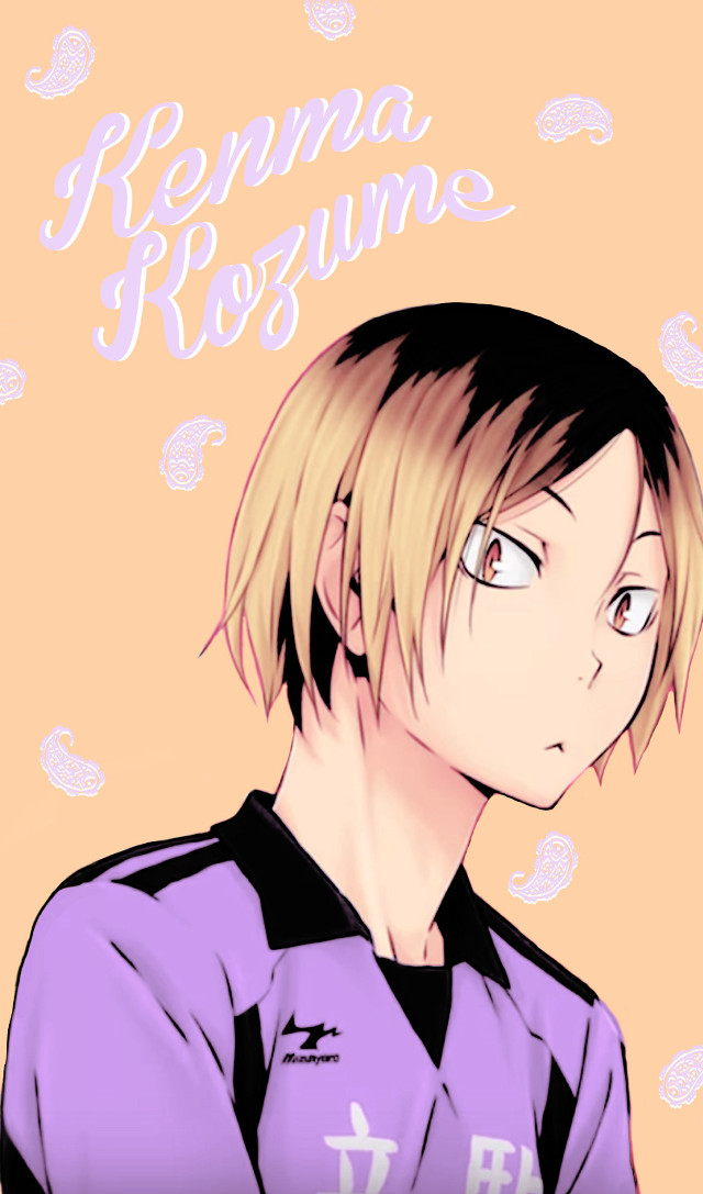Blonde hair purple shirt drawing free wallpaper - medium preview image