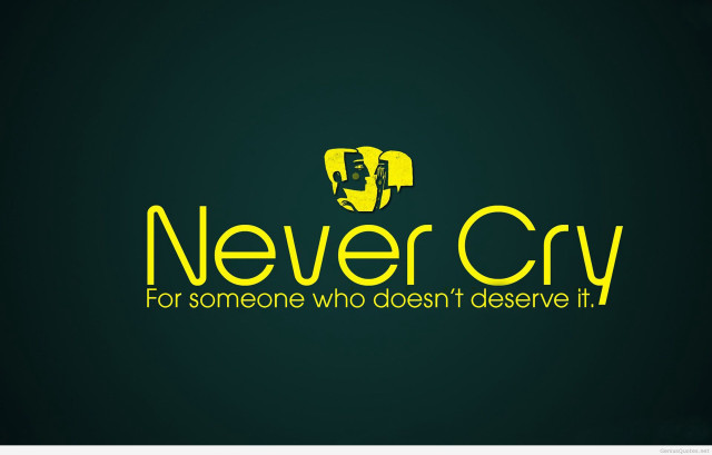 Never cry company logo design free wallpaper - medium preview image