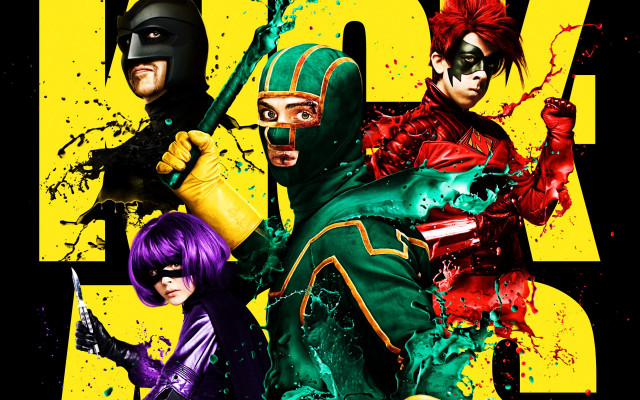 Costume party paint splatter group free wallpaper - medium preview image