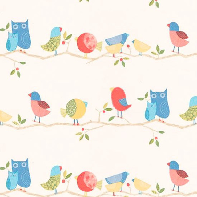 Birds tree branch leaves group free wallpaper - medium preview image