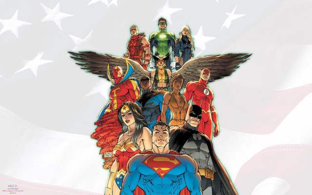 Group people flag superman logo free wallpaper - medium preview image