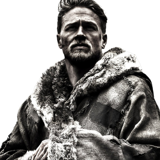 Man beard fur collar jacket free wallpaper - medium preview image