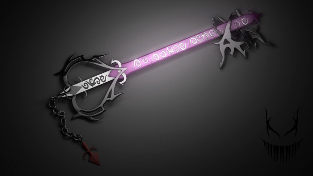 Purple sword black white design free wallpaper - medium preview image