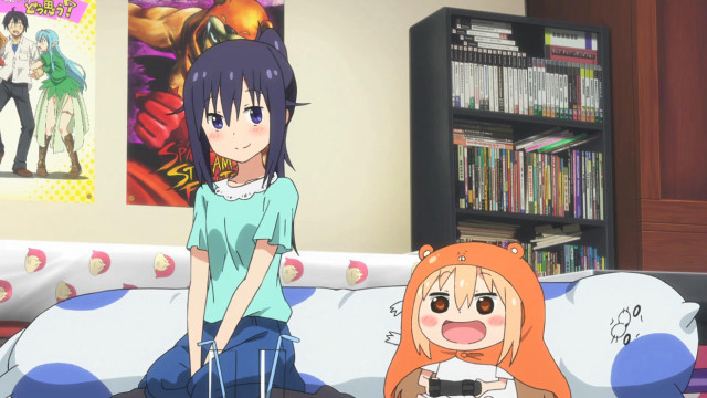 Girl boy couch room bookcase free wallpaper - medium preview image