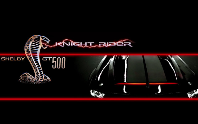 Car neon light red knight free wallpaper - medium preview image