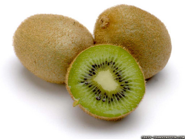 Kiwi cut half white background free wallpaper - medium preview image