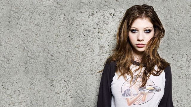 Woman longhair white shirt gray free wallpaper - medium preview image