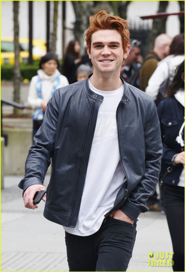 Man leather jacket smile white free wallpaper - medium preview image