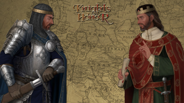 Medieval men swords painting artwork free wallpaper - medium preview image