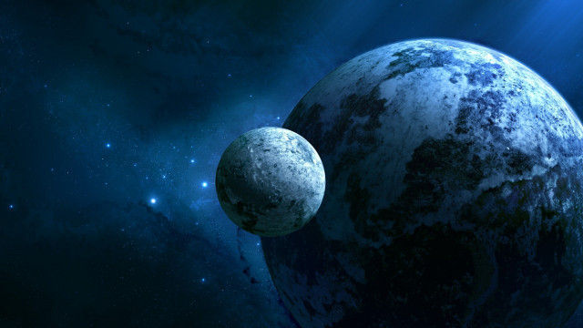 Blue planet star background blue #2 free wallpaper - medium preview image
