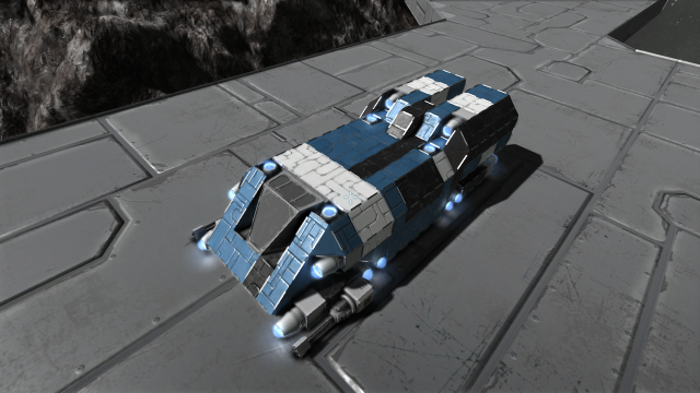Futuristic vehicle mountains road sky free wallpaper - medium preview image