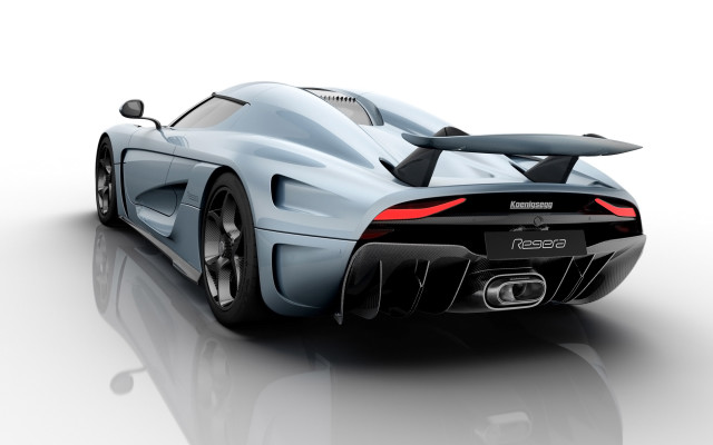 White sportscar blackroof redtaillights reflection free wallpaper - medium preview image