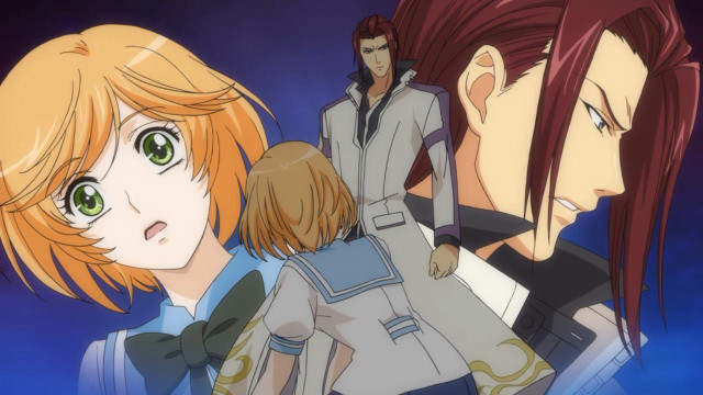 Anime characters group room blue free wallpaper - medium preview image