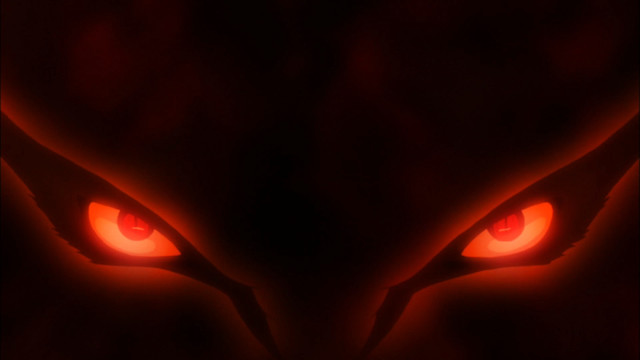 Red glowing cats eyes dark free wallpaper - medium preview image