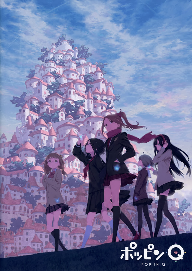 Group castle sky clouds people free wallpaper - medium preview image