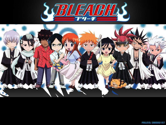 Anime characters group black background #4 free wallpaper - medium preview image
