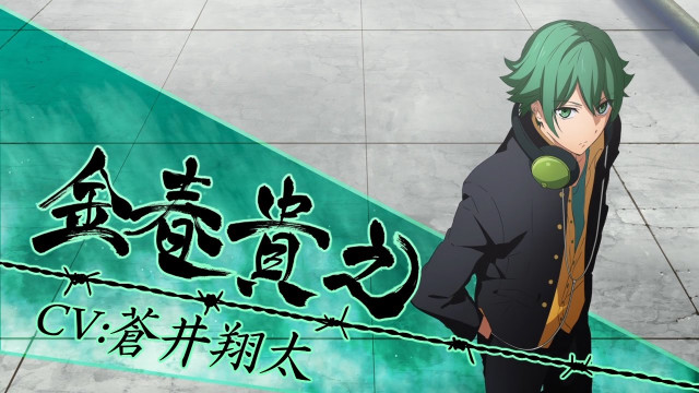 Man black coat green hair free wallpaper - medium preview image