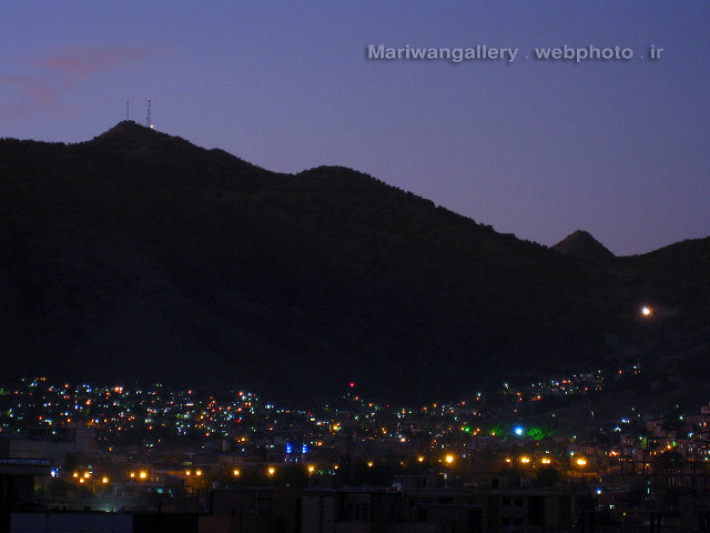 City night mountain background full free wallpaper - medium preview image