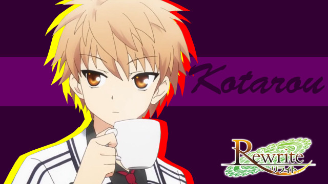 Anime character coffee purple background free wallpaper - medium preview image