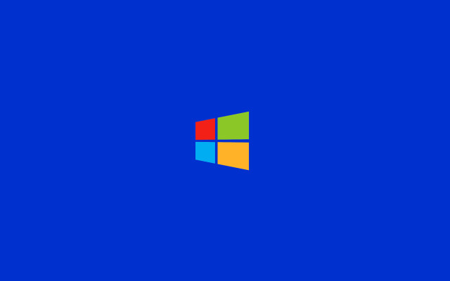 Blue background window logo white free wallpaper - medium preview image