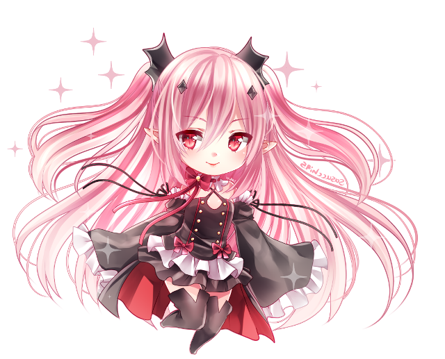 Girl pink hair black dress #5 free wallpaper - medium preview image