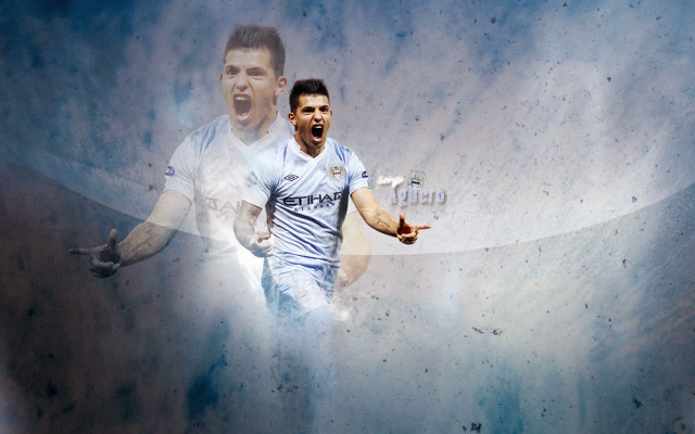 Old man running blue white free wallpaper - medium preview image