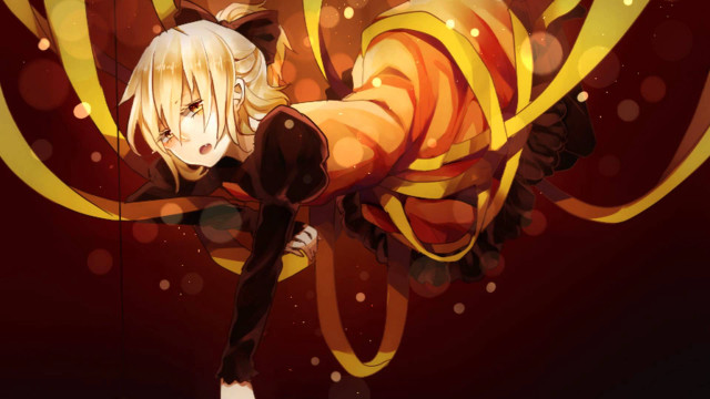 Anime character cat back arm free wallpaper - medium preview image