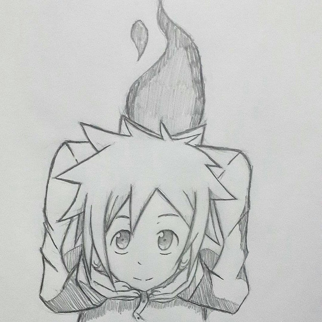 Person hat fire head person free wallpaper - medium preview image