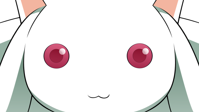 Cartoon character big eyes cat free wallpaper - medium preview image