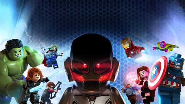 Lego group blue background red free wallpaper - medium preview image