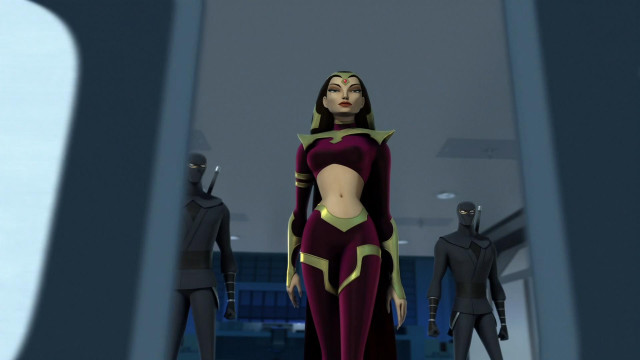 Woman red yellow outfit room free wallpaper - medium preview image