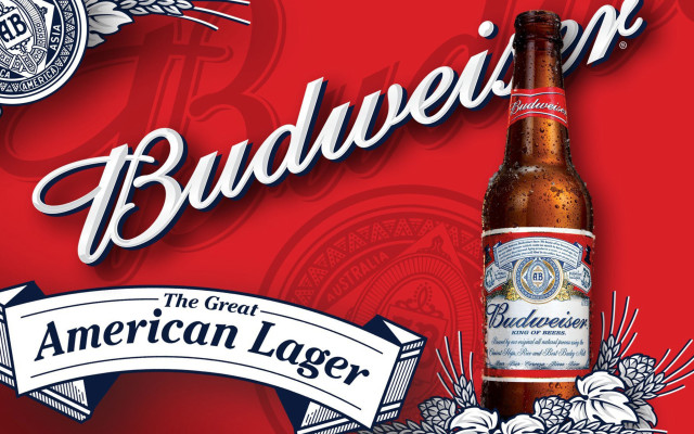 Beer bottle budweiser great american free wallpaper - medium preview image
