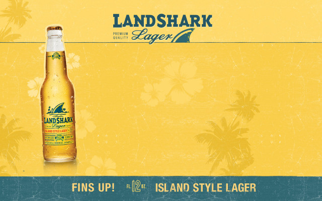 Beer label palm tree yellow free wallpaper - medium preview image