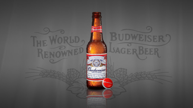 Beer red cap grey background free wallpaper - medium preview image