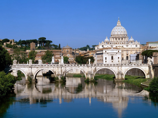 Bridge river building background water #2 free wallpaper - medium preview image